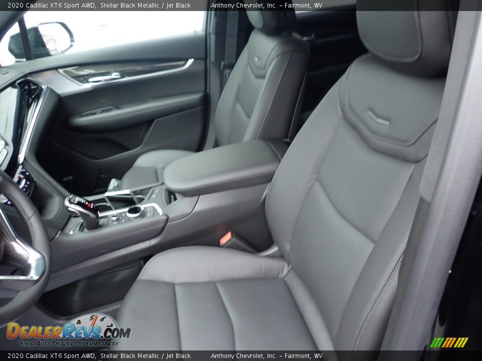 2020 Cadillac XT6 Sport AWD Stellar Black Metallic / Jet Black Photo #12