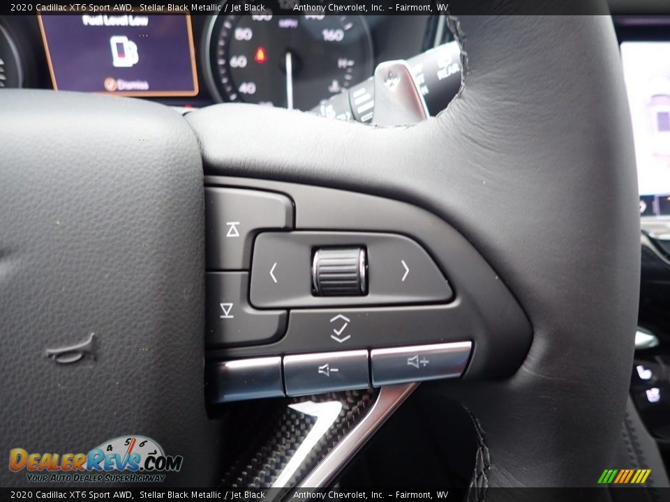 2020 Cadillac XT6 Sport AWD Stellar Black Metallic / Jet Black Photo #16