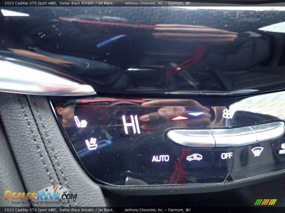 2020 Cadillac XT6 Sport AWD Stellar Black Metallic / Jet Black Photo #19