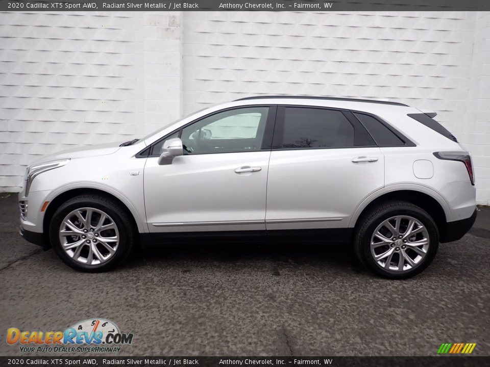 Radiant Silver Metallic 2020 Cadillac XT5 Sport AWD Photo #4