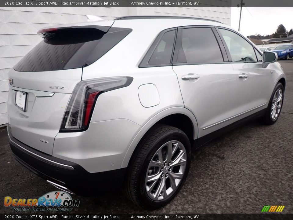 2020 Cadillac XT5 Sport AWD Radiant Silver Metallic / Jet Black Photo #5