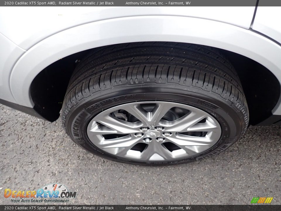 2020 Cadillac XT5 Sport AWD Radiant Silver Metallic / Jet Black Photo #7