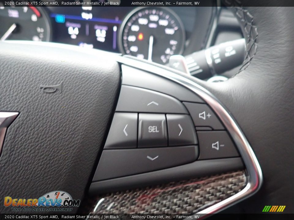 2020 Cadillac XT5 Sport AWD Radiant Silver Metallic / Jet Black Photo #16