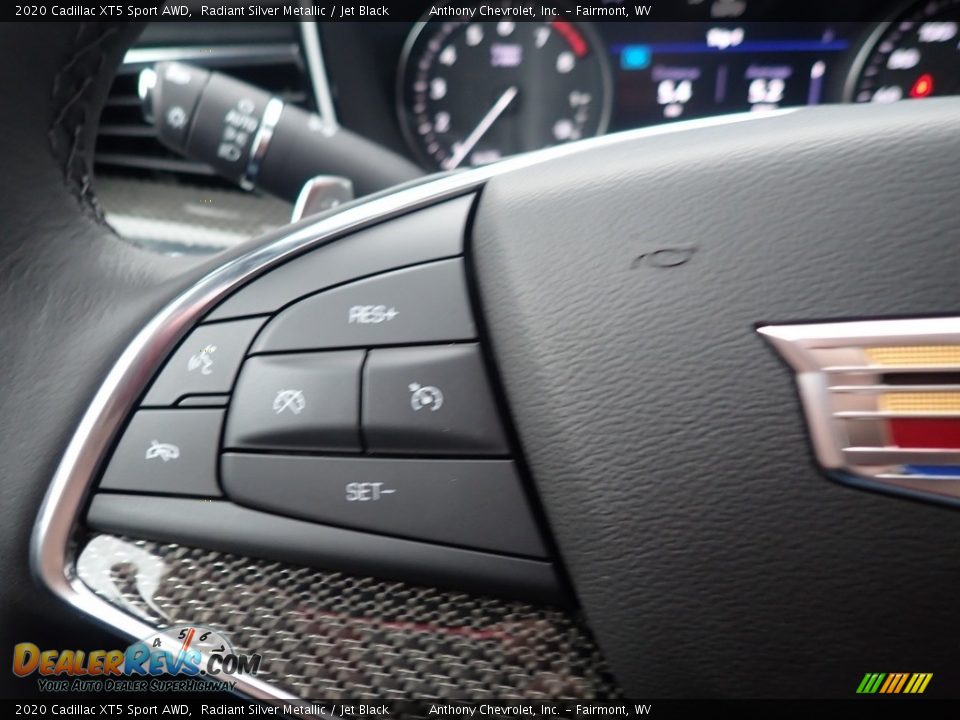 2020 Cadillac XT5 Sport AWD Radiant Silver Metallic / Jet Black Photo #17