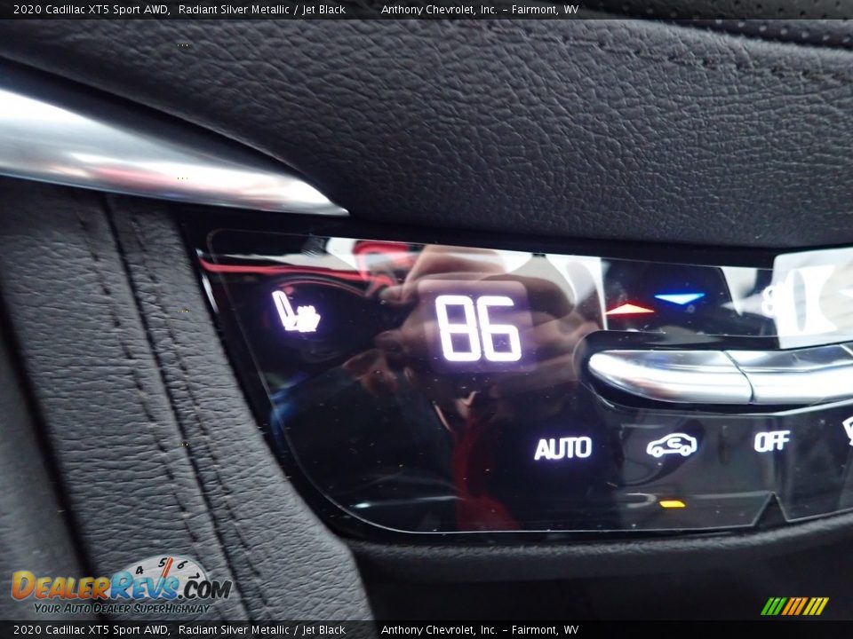 2020 Cadillac XT5 Sport AWD Radiant Silver Metallic / Jet Black Photo #20