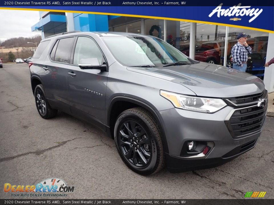 2020 Chevrolet Traverse RS AWD Satin Steel Metallic / Jet Black Photo #1