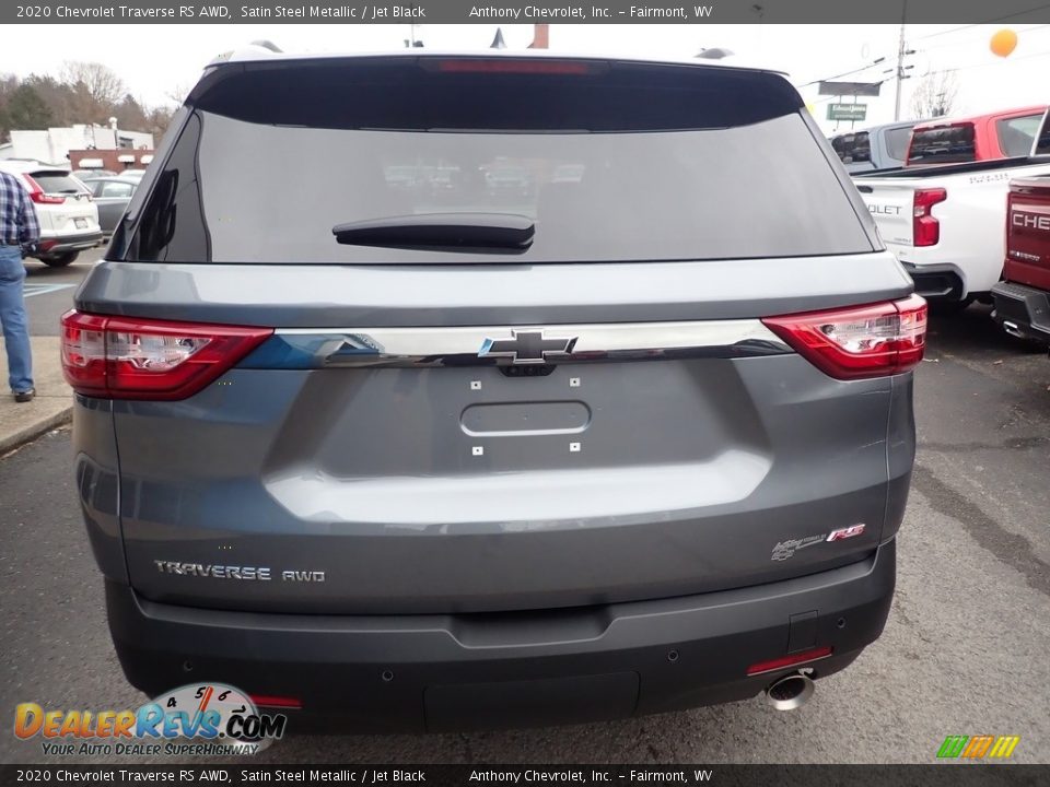 2020 Chevrolet Traverse RS AWD Satin Steel Metallic / Jet Black Photo #4