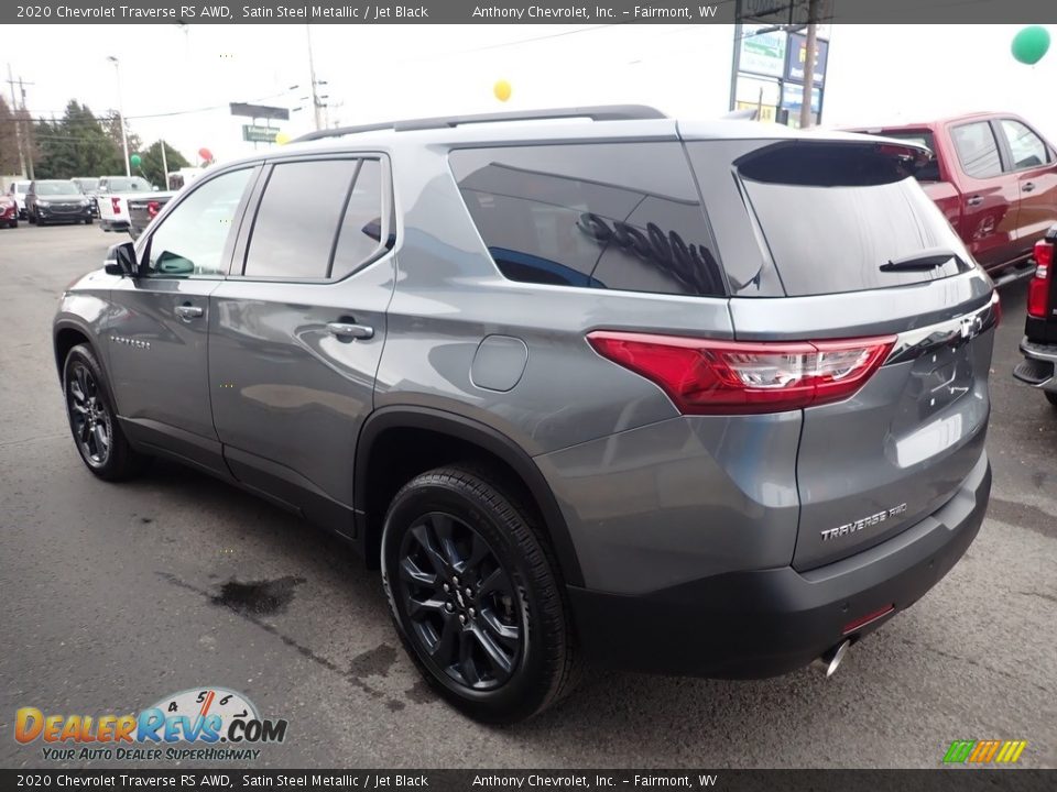 2020 Chevrolet Traverse RS AWD Satin Steel Metallic / Jet Black Photo #5
