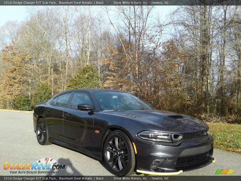 2019 Dodge Charger R/T Scat Pack Maximum Steel Metallic / Black Photo #4