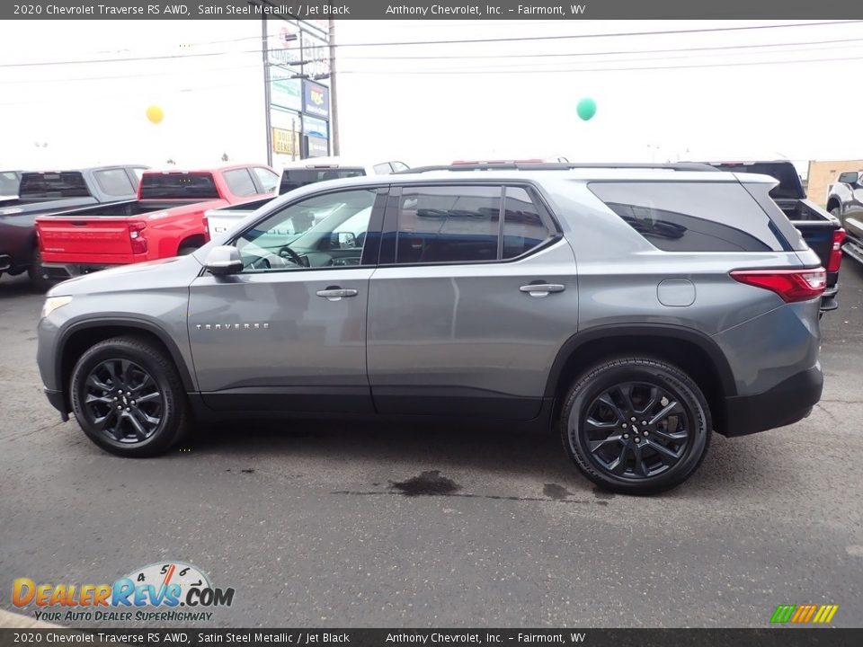 2020 Chevrolet Traverse RS AWD Satin Steel Metallic / Jet Black Photo #6
