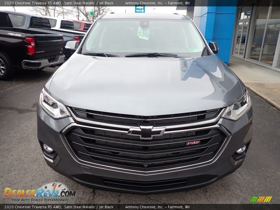 2020 Chevrolet Traverse RS AWD Satin Steel Metallic / Jet Black Photo #8