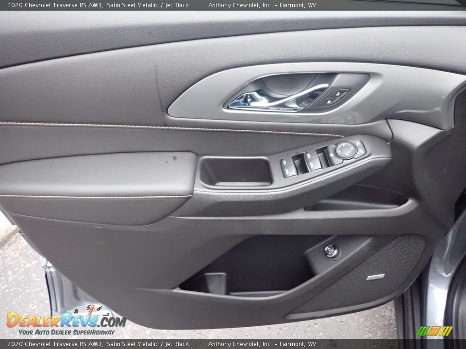 2020 Chevrolet Traverse RS AWD Satin Steel Metallic / Jet Black Photo #14