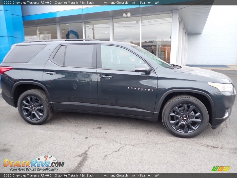 2020 Chevrolet Traverse RS AWD Graphite Metallic / Jet Black Photo #3