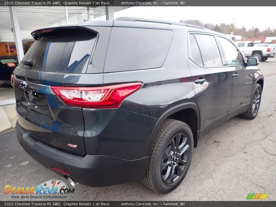 2020 Chevrolet Traverse RS AWD Graphite Metallic / Jet Black Photo #4