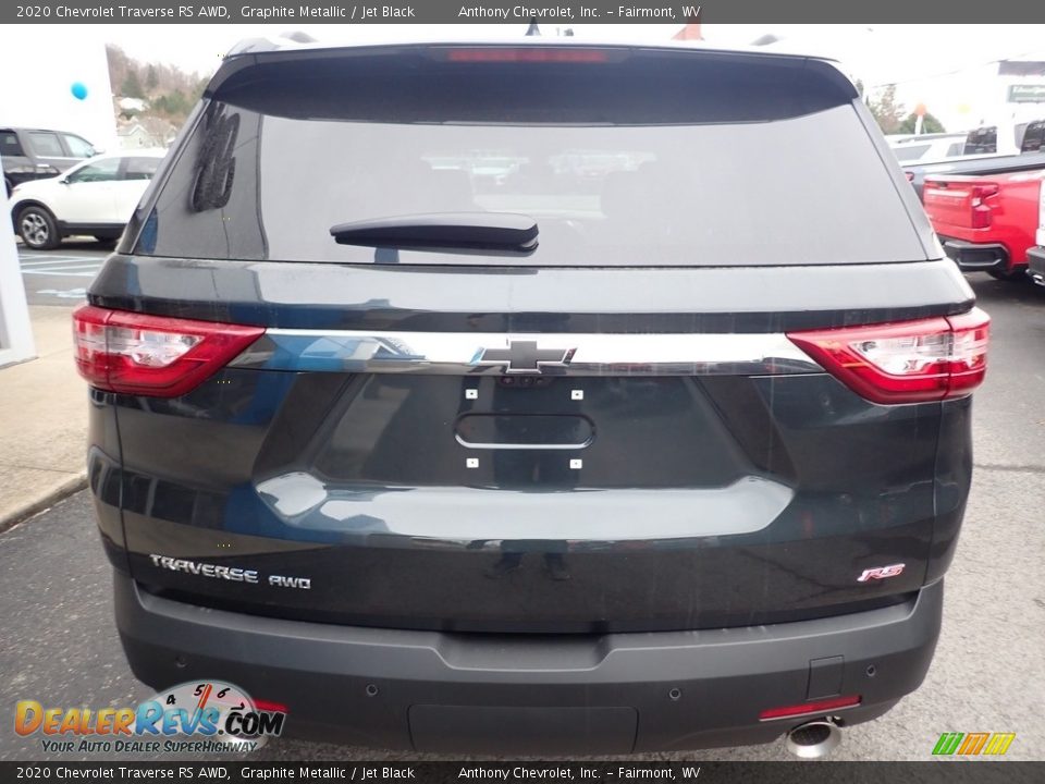 2020 Chevrolet Traverse RS AWD Graphite Metallic / Jet Black Photo #5