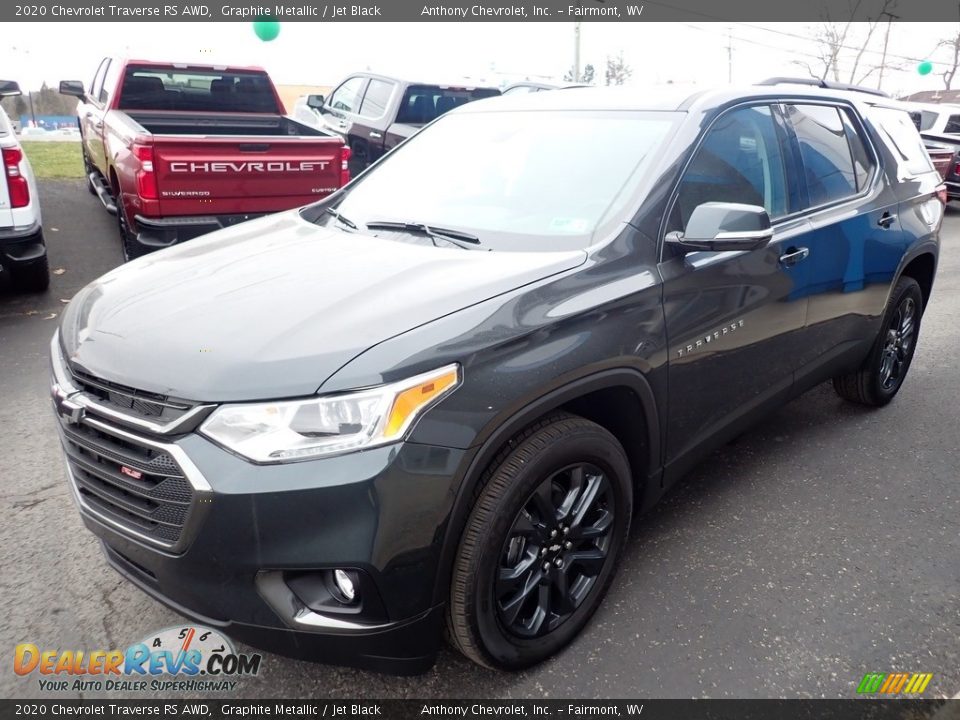 2020 Chevrolet Traverse RS AWD Graphite Metallic / Jet Black Photo #7