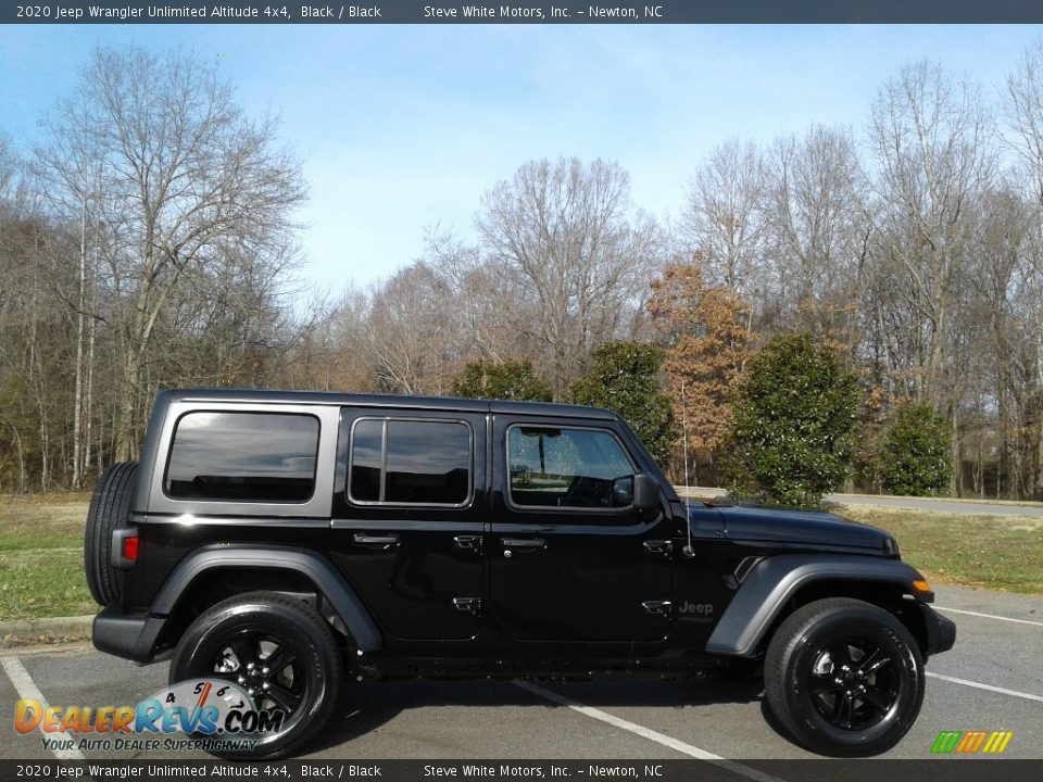 2020 Jeep Wrangler Unlimited Altitude 4x4 Black / Black Photo #5