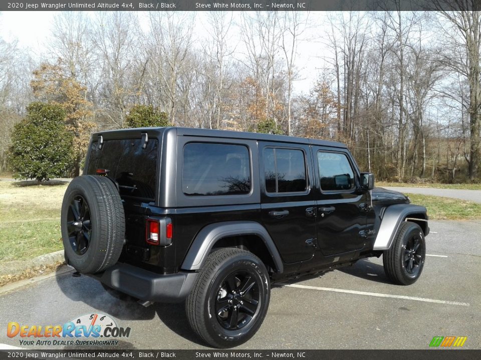 2020 Jeep Wrangler Unlimited Altitude 4x4 Black / Black Photo #6