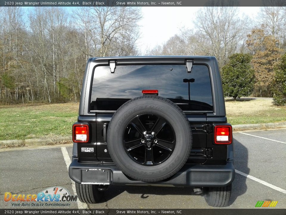 2020 Jeep Wrangler Unlimited Altitude 4x4 Black / Black Photo #7