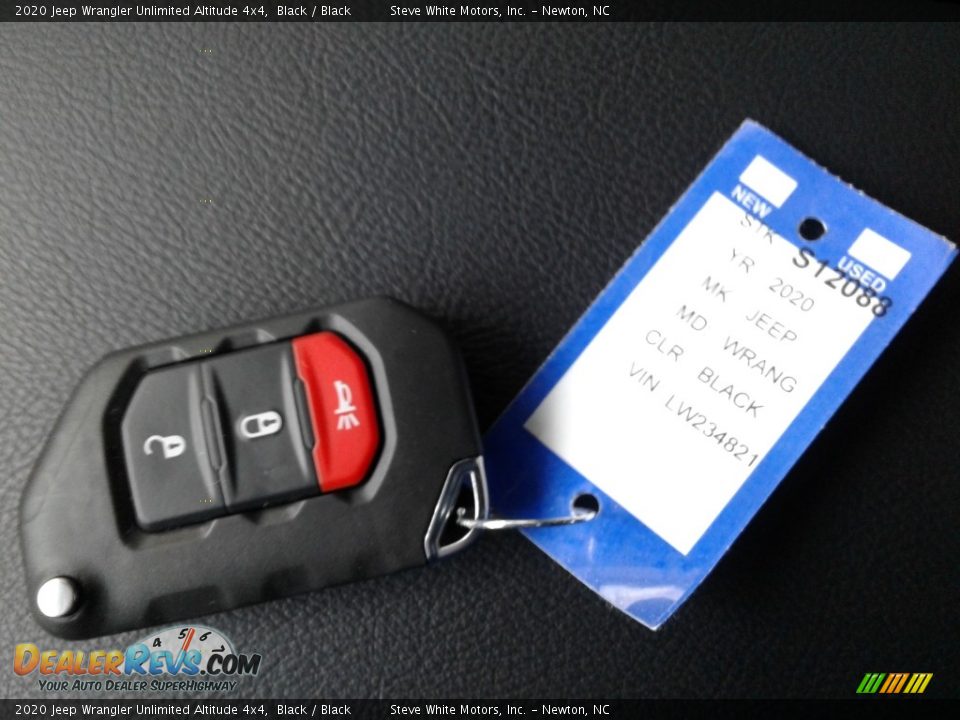 Keys of 2020 Jeep Wrangler Unlimited Altitude 4x4 Photo #28