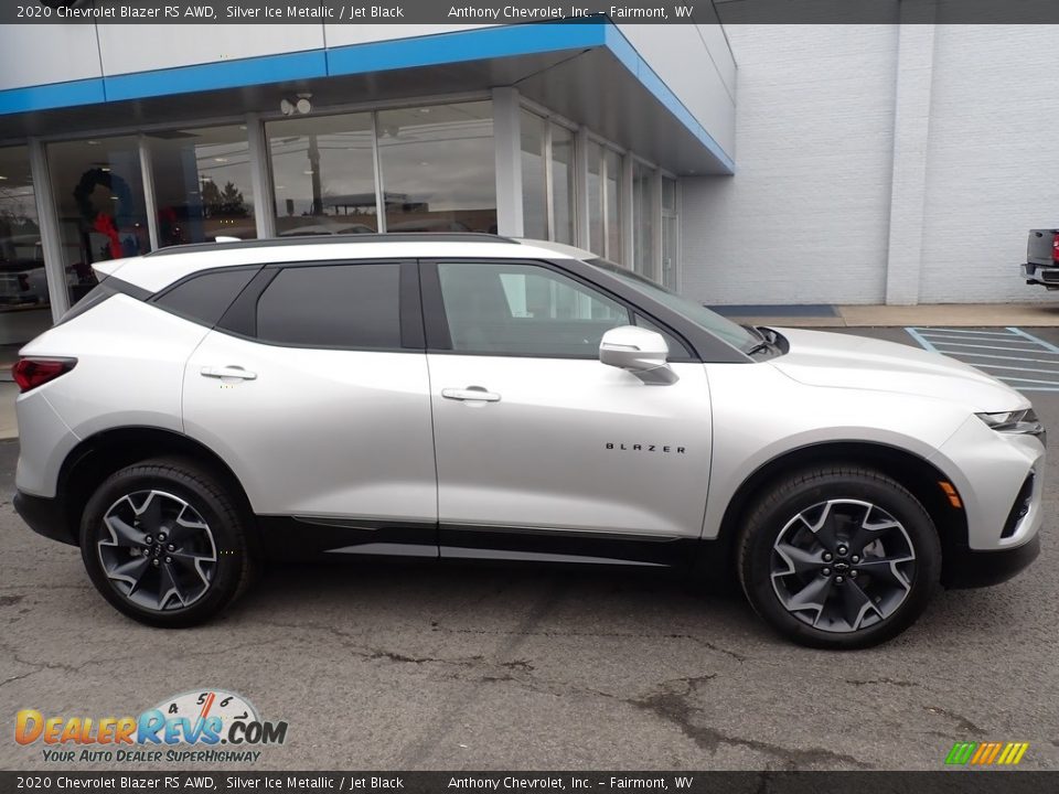 Silver Ice Metallic 2020 Chevrolet Blazer RS AWD Photo #3