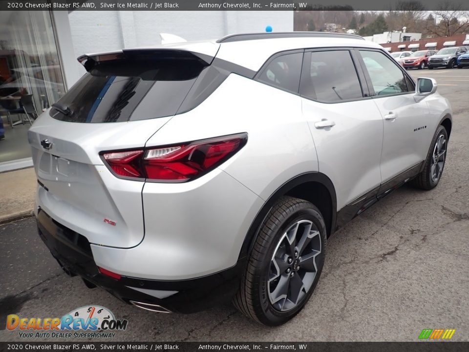 2020 Chevrolet Blazer RS AWD Silver Ice Metallic / Jet Black Photo #4