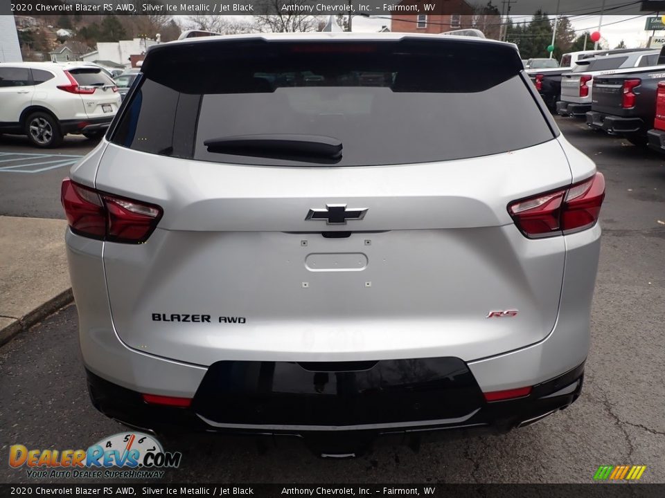 2020 Chevrolet Blazer RS AWD Silver Ice Metallic / Jet Black Photo #5