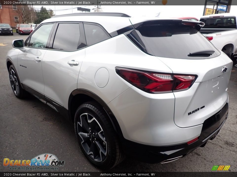 2020 Chevrolet Blazer RS AWD Silver Ice Metallic / Jet Black Photo #6