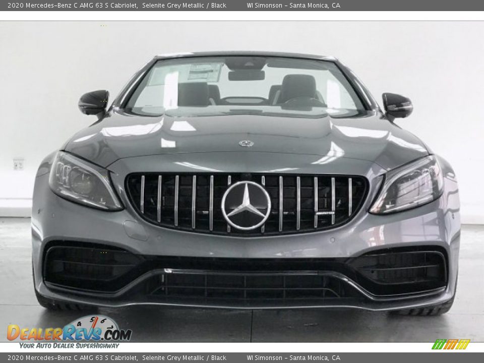 2020 Mercedes-Benz C AMG 63 S Cabriolet Selenite Grey Metallic / Black Photo #2