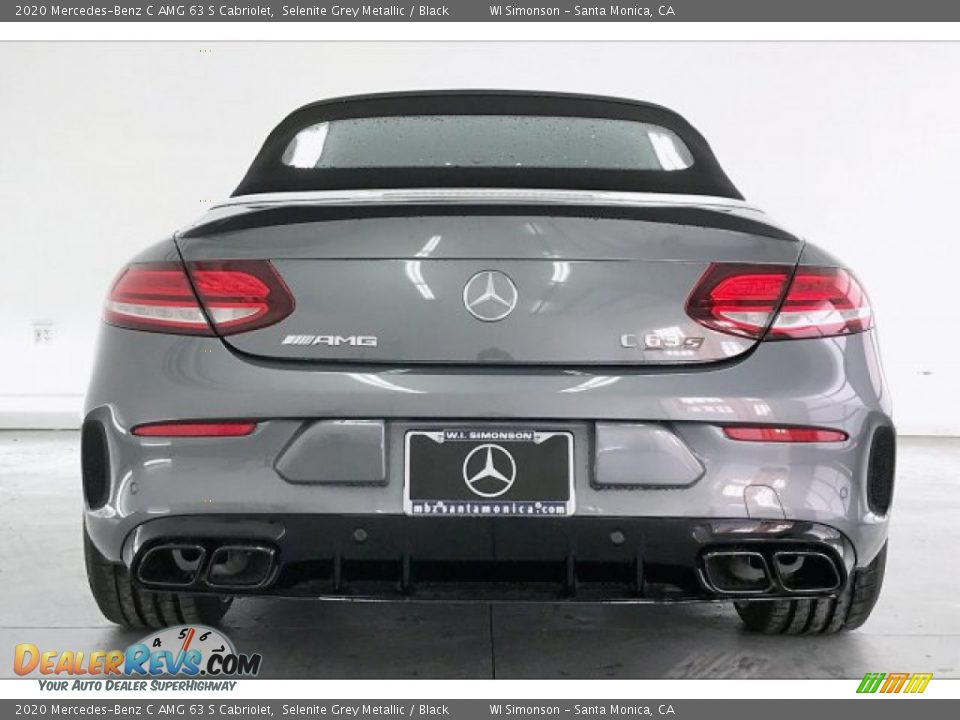 2020 Mercedes-Benz C AMG 63 S Cabriolet Selenite Grey Metallic / Black Photo #3