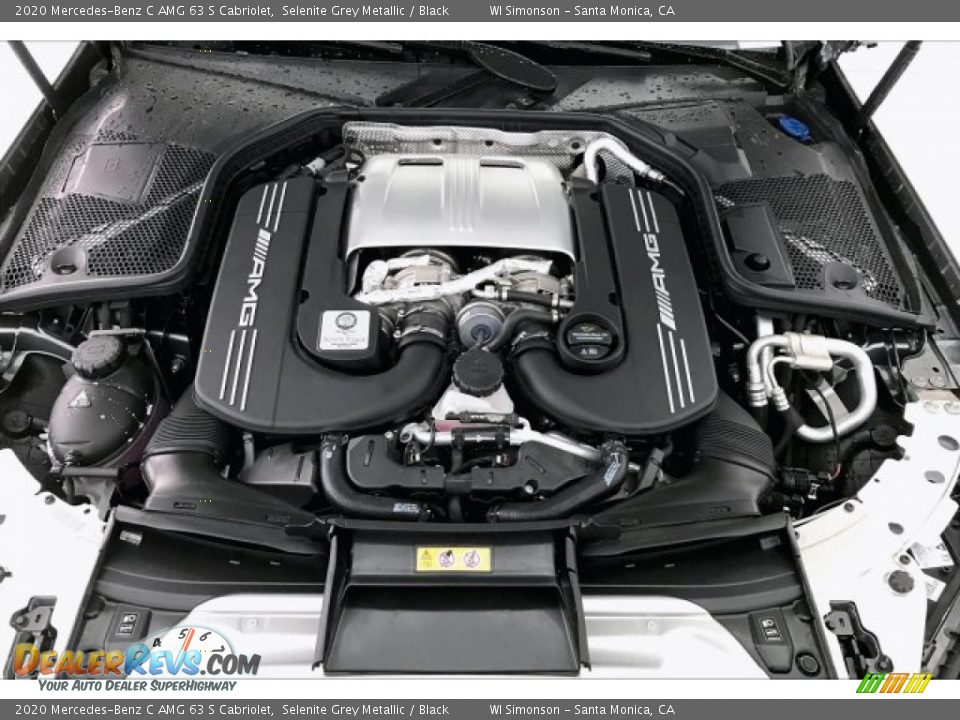 2020 Mercedes-Benz C AMG 63 S Cabriolet 4.0 Liter AMG biturbo DOHC 32-Valve VVT V8 Engine Photo #9