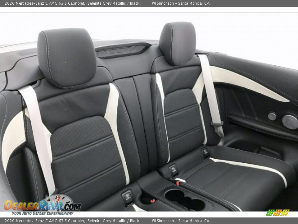 Rear Seat of 2020 Mercedes-Benz C AMG 63 S Cabriolet Photo #13
