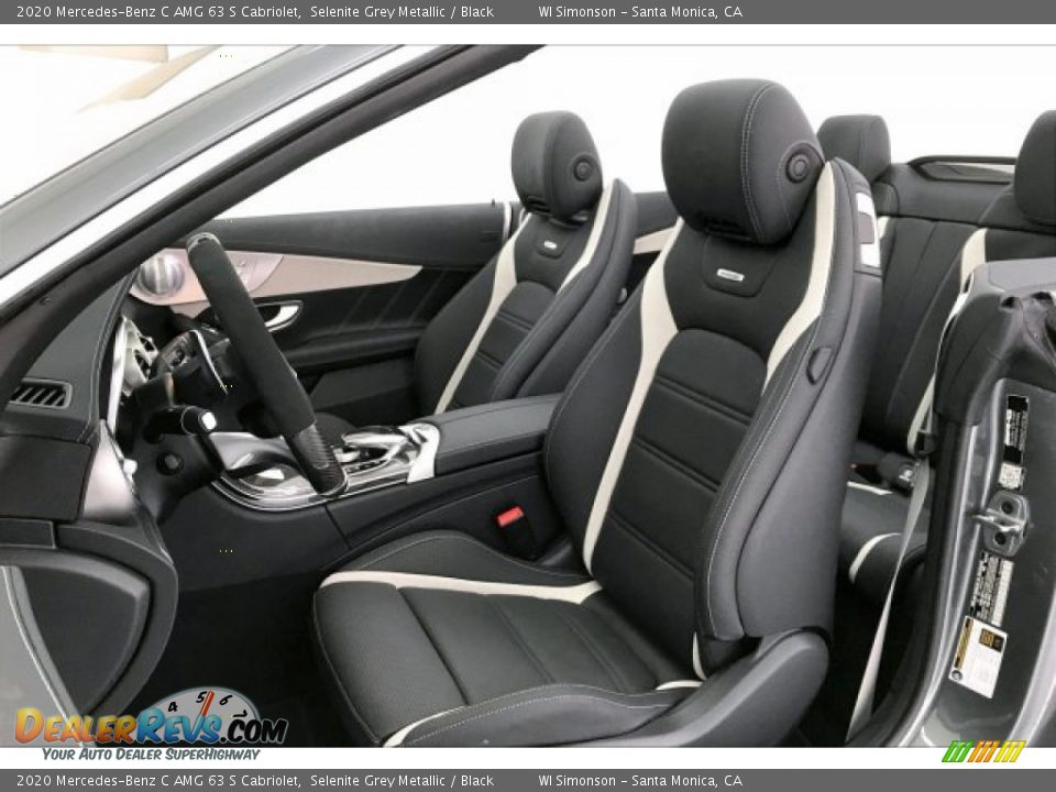 Black Interior - 2020 Mercedes-Benz C AMG 63 S Cabriolet Photo #14