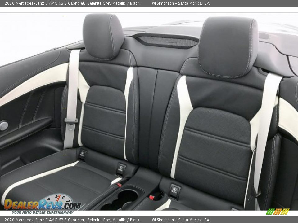 Rear Seat of 2020 Mercedes-Benz C AMG 63 S Cabriolet Photo #15