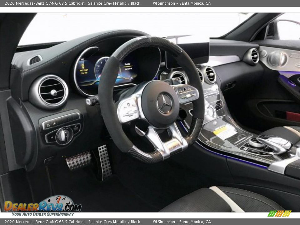 2020 Mercedes-Benz C AMG 63 S Cabriolet Selenite Grey Metallic / Black Photo #22