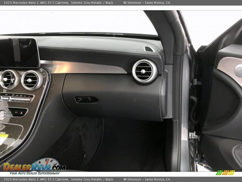 2020 Mercedes-Benz C AMG 63 S Cabriolet Selenite Grey Metallic / Black Photo #28