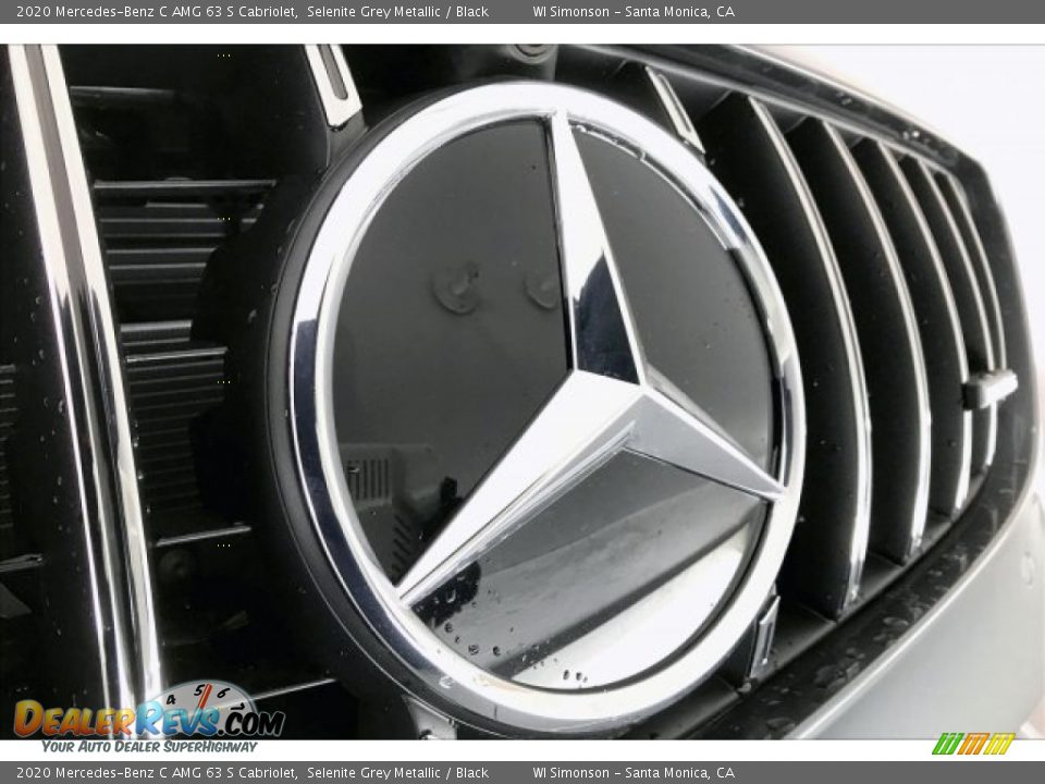 2020 Mercedes-Benz C AMG 63 S Cabriolet Selenite Grey Metallic / Black Photo #32
