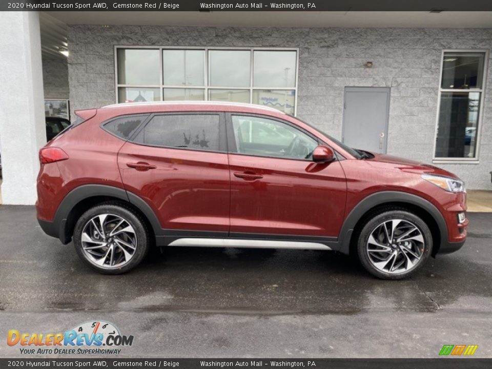 Gemstone Red 2020 Hyundai Tucson Sport AWD Photo #3