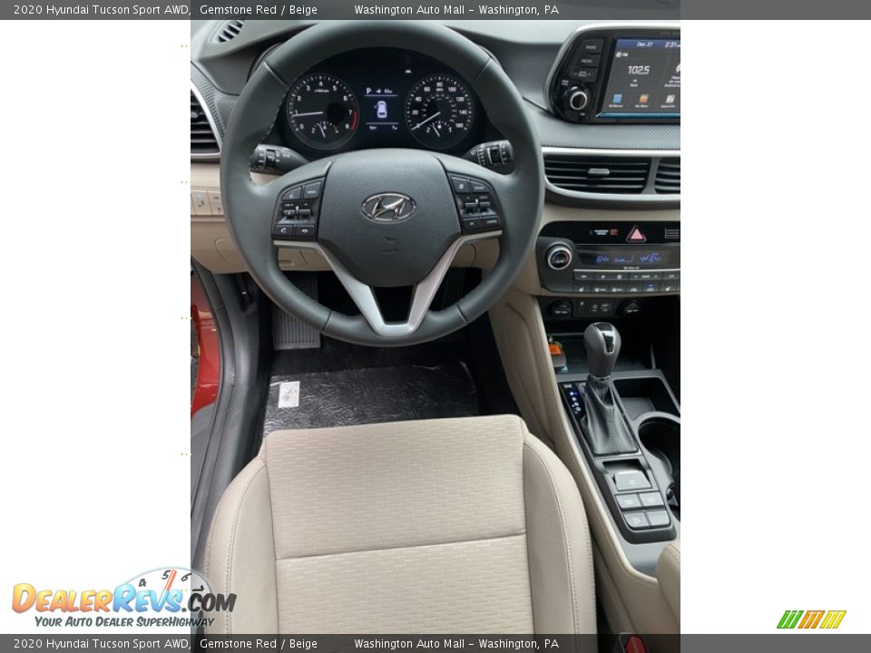 2020 Hyundai Tucson Sport AWD Steering Wheel Photo #14