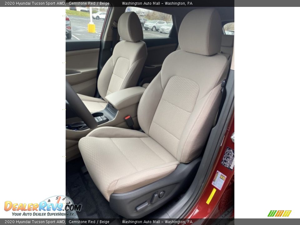 Front Seat of 2020 Hyundai Tucson Sport AWD Photo #15