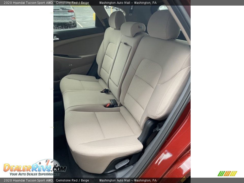 Rear Seat of 2020 Hyundai Tucson Sport AWD Photo #19