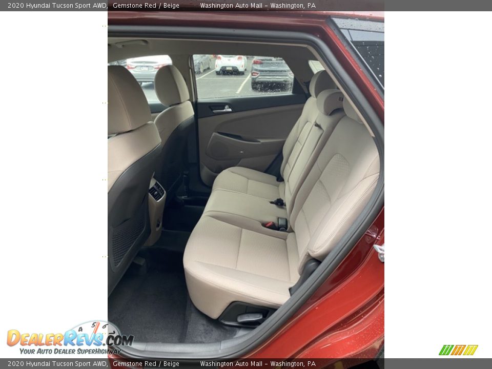 Rear Seat of 2020 Hyundai Tucson Sport AWD Photo #20