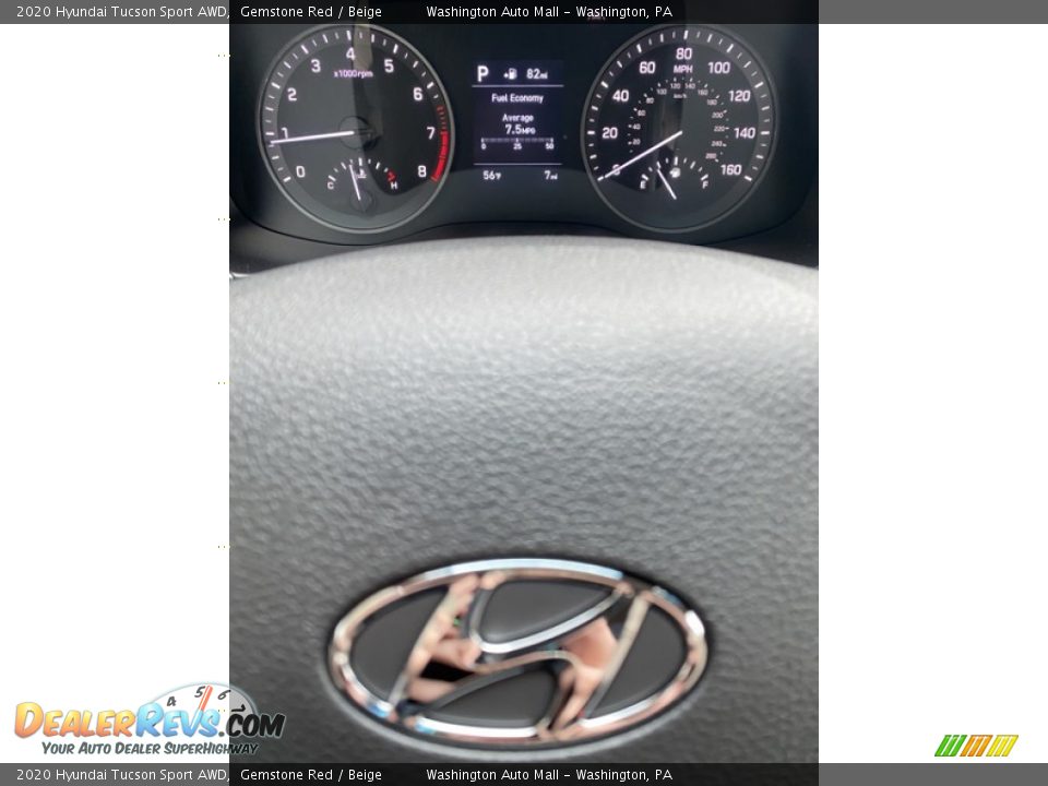 2020 Hyundai Tucson Sport AWD Gauges Photo #29