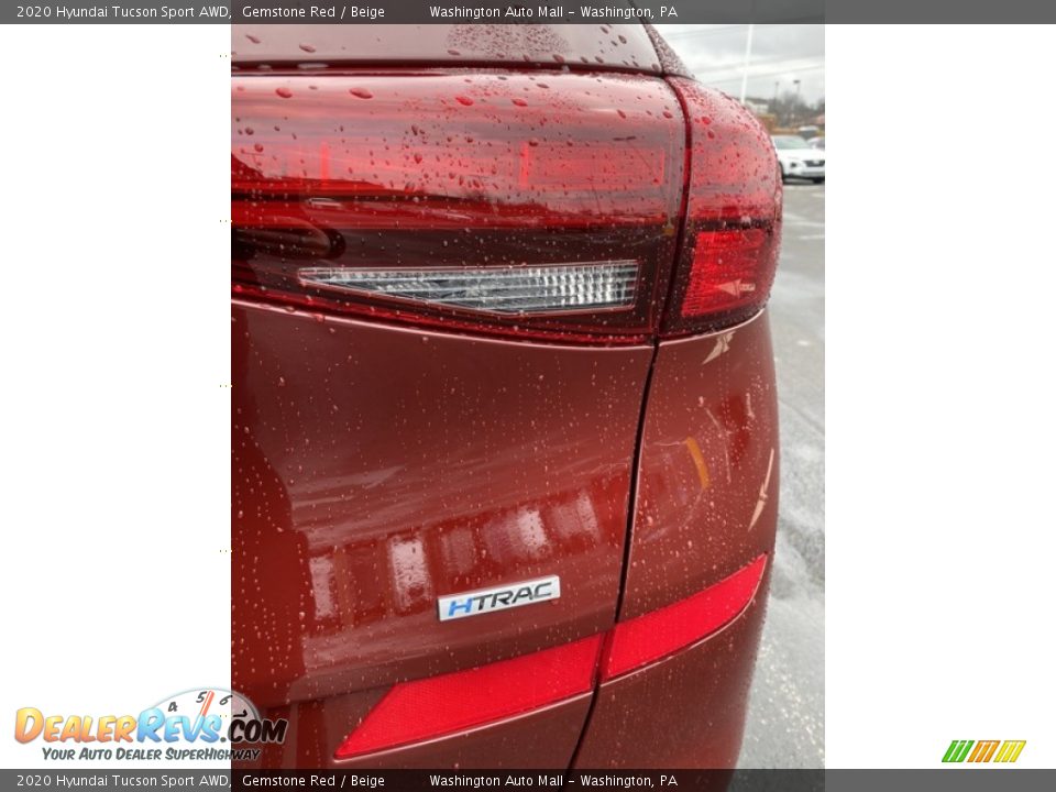 2020 Hyundai Tucson Sport AWD Gemstone Red / Beige Photo #24