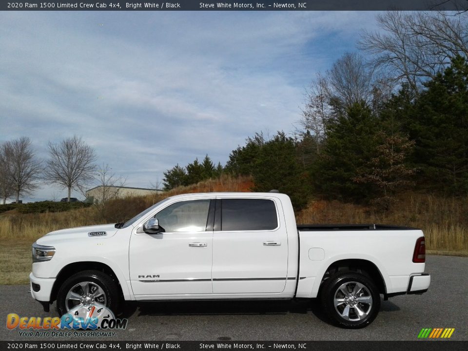 2020 Ram 1500 Limited Crew Cab 4x4 Bright White / Black Photo #1