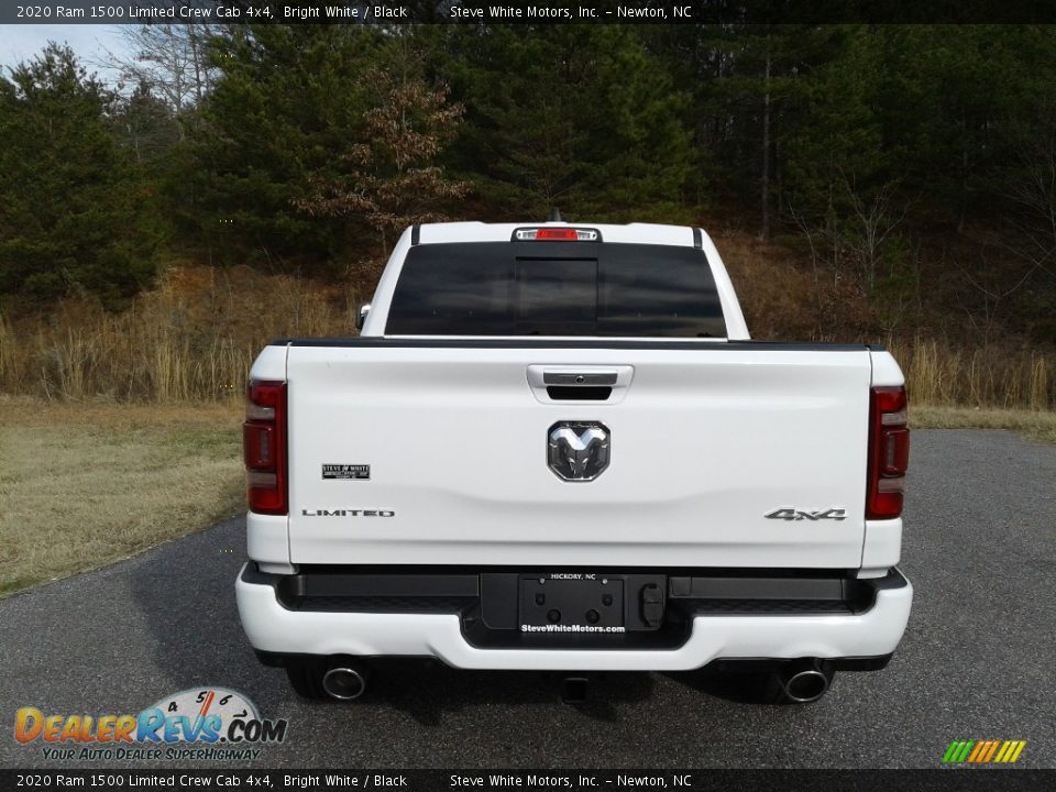 2020 Ram 1500 Limited Crew Cab 4x4 Bright White / Black Photo #7