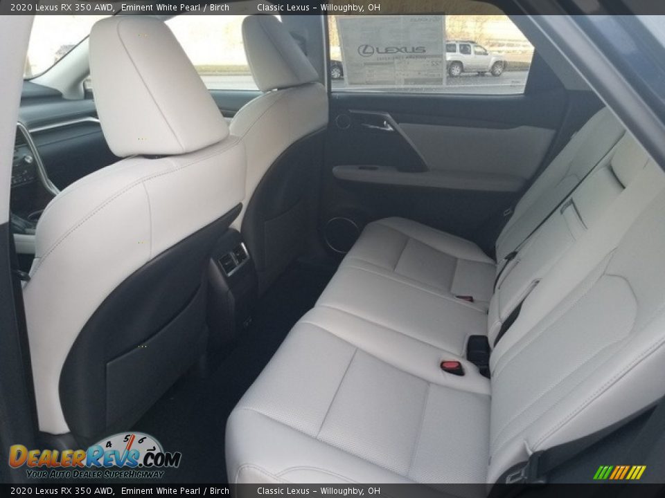 Rear Seat of 2020 Lexus RX 350 AWD Photo #3