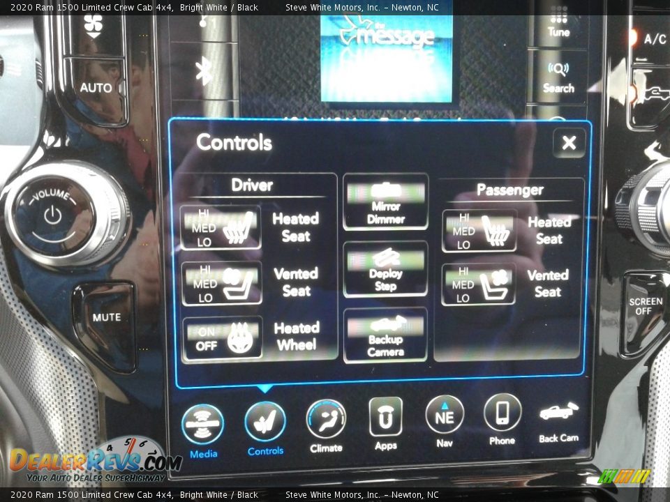 2020 Ram 1500 Limited Crew Cab 4x4 Bright White / Black Photo #16