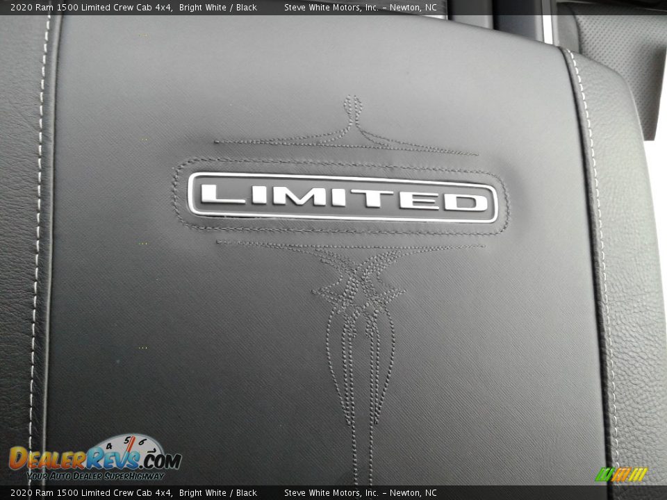 2020 Ram 1500 Limited Crew Cab 4x4 Bright White / Black Photo #26