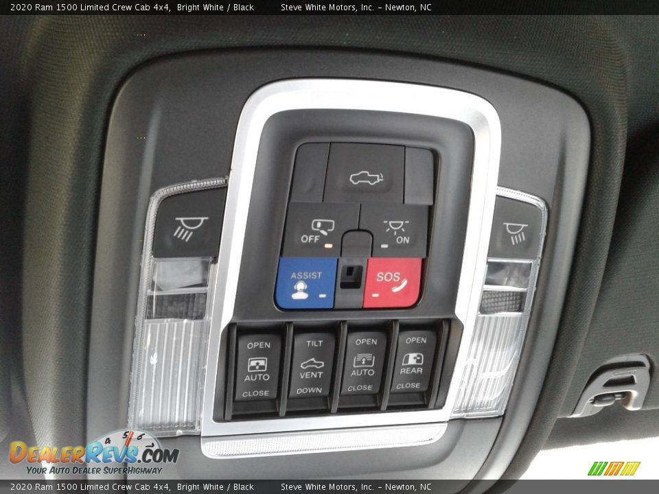 2020 Ram 1500 Limited Crew Cab 4x4 Bright White / Black Photo #27